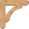 Ekena Millwork Imperial Craftsman Smooth Bracket w/ Offset Brace, Western Red Cedar, 5 1/2"W x 20"D x 20"H BKT0604X20X20IMP04SWR - alternate 2